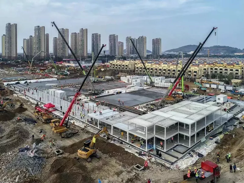 ماڈیولر اسٹیل ڈھانچے ہسپتال کی عمارت