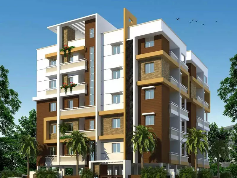 تیار شدہ اسٹیل فریم رہائشی عمارت