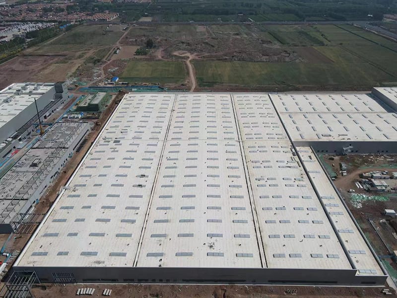 سٹیل کی ساخت جامع گودام